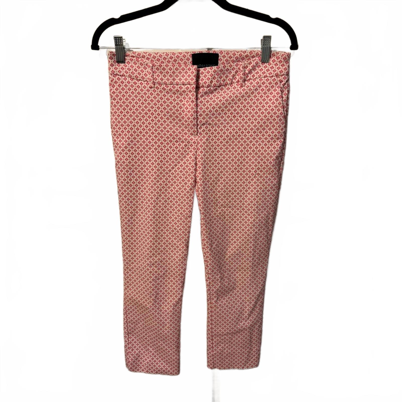 Cynthia Rowley Sateen Cigarette Pants